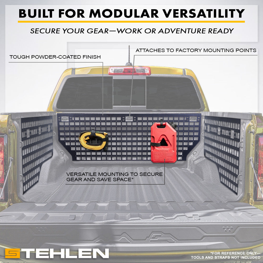 2023-2025 Chevrolet Colorado/GMC Canyon 5 ft Bed MOLLE Panels - 3pc