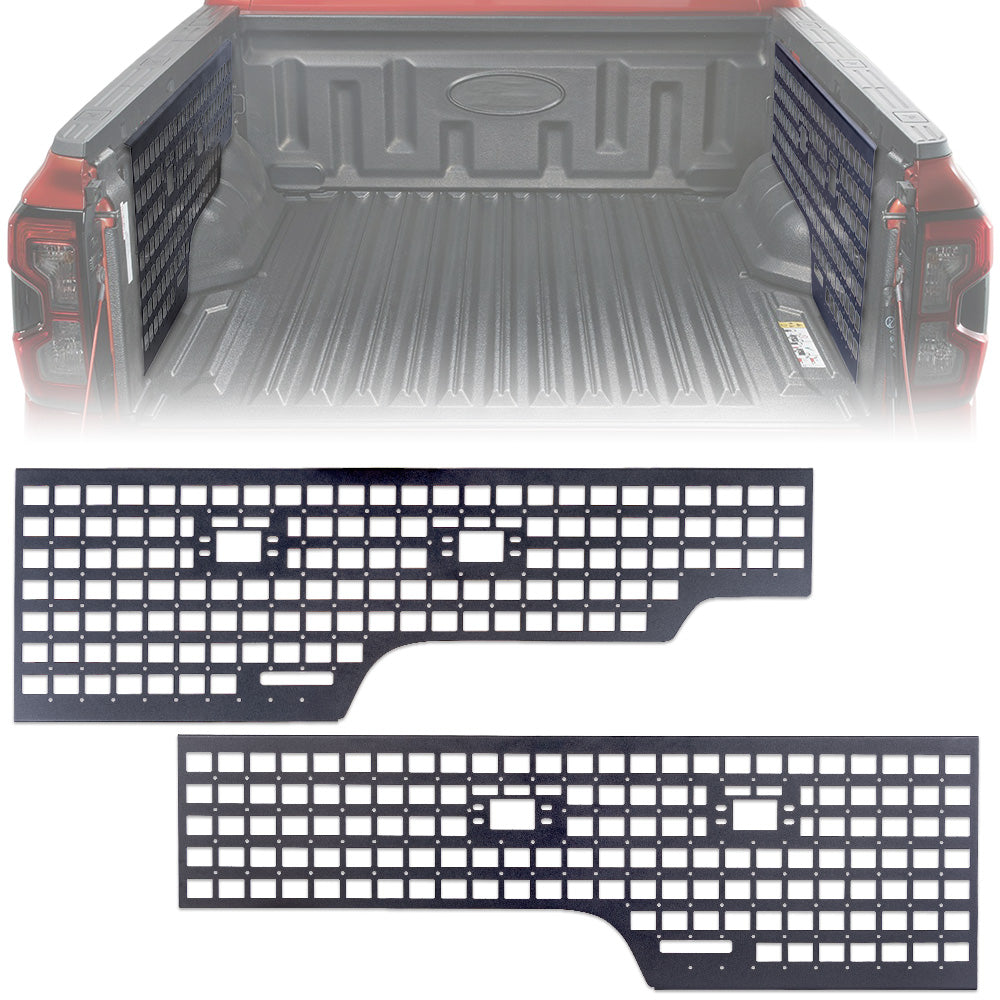 2024-2025 Ford Ranger 5 ft Bed MOLLE Panels Front & Sides - 3pc