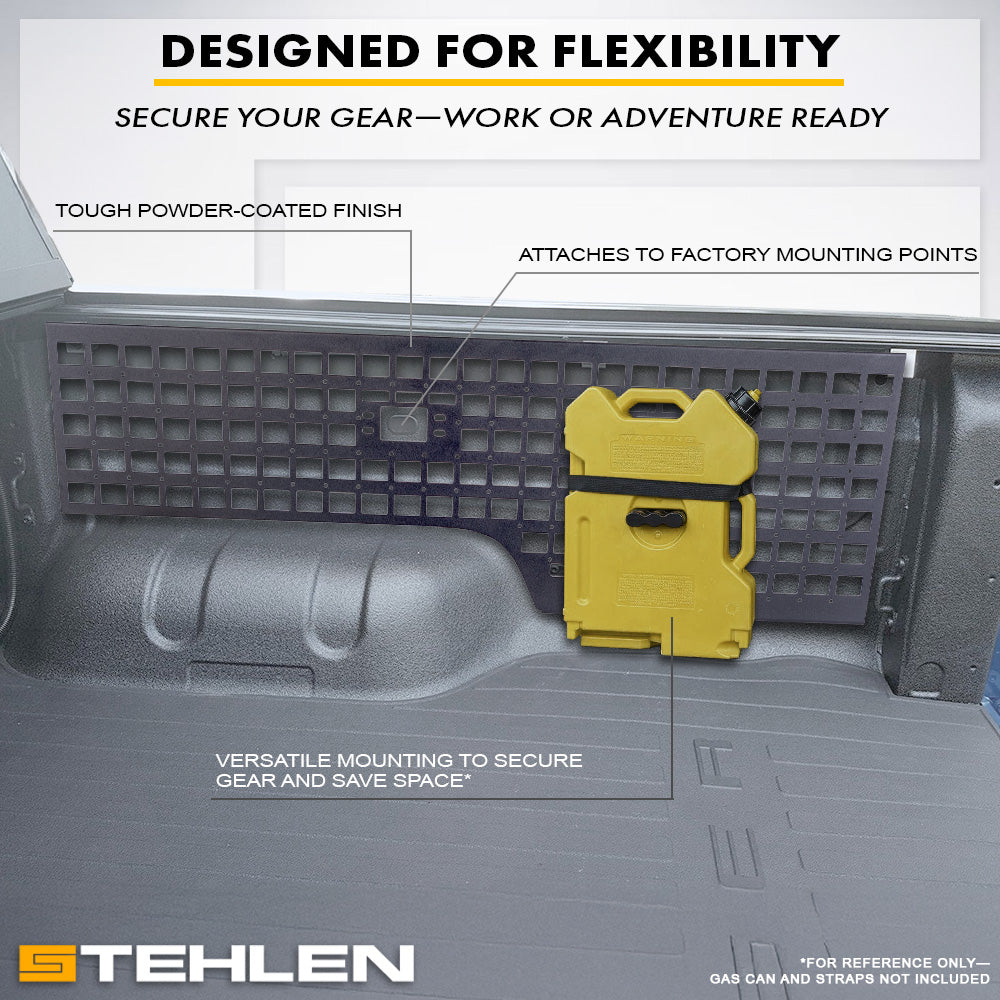 2024-2025 Ford Ranger 5 ft Bed MOLLE Panels Front & Sides - 3pc
