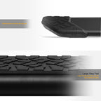 2015-2023 Ford F-150/Super Duty Crew Cab 86 inch Aluminum Running Boards - Matte Black