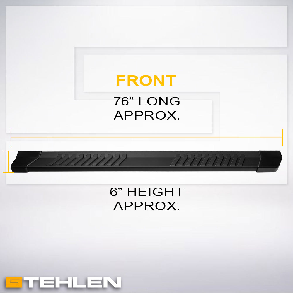 2019-2024 Silverado/Sierra Double Cab OE Running Boards - Matte Black