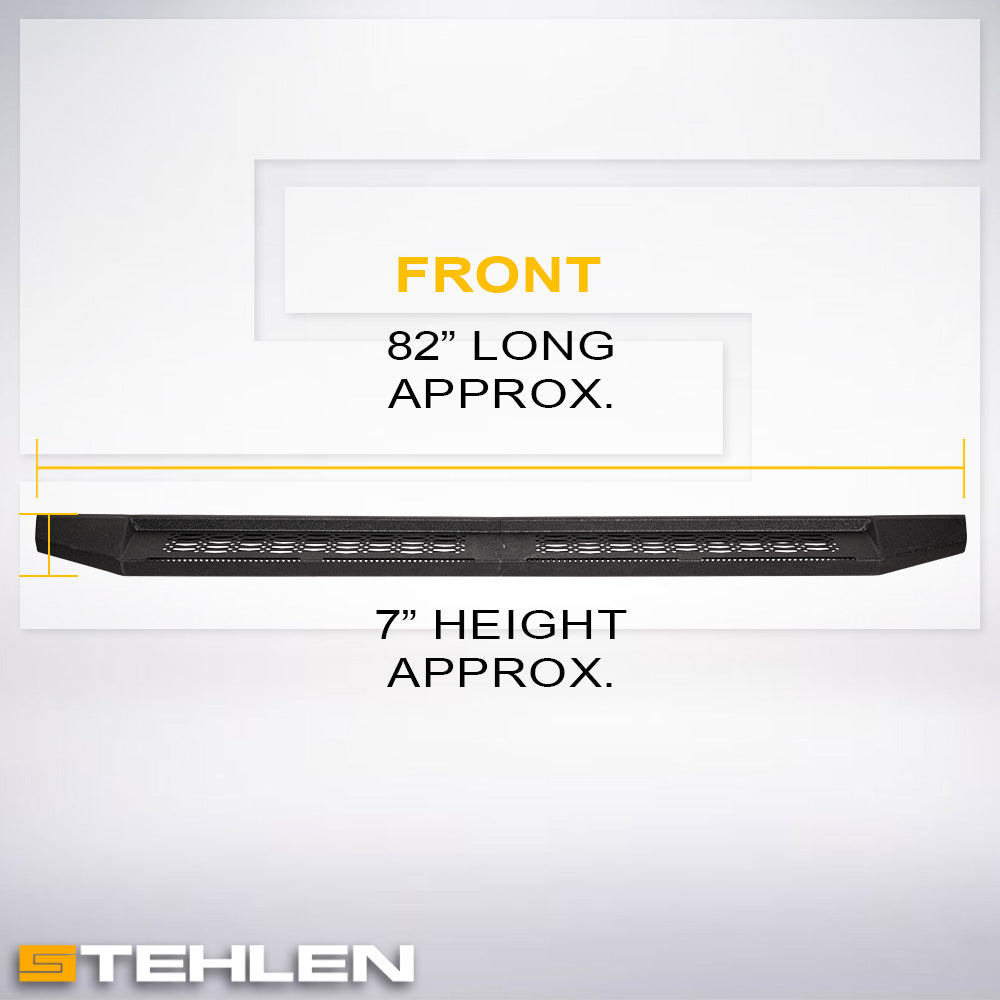 2015-2022 Chevrolet Colorado & GMC Canyon Crew Cab Running Boards - Modular Steel