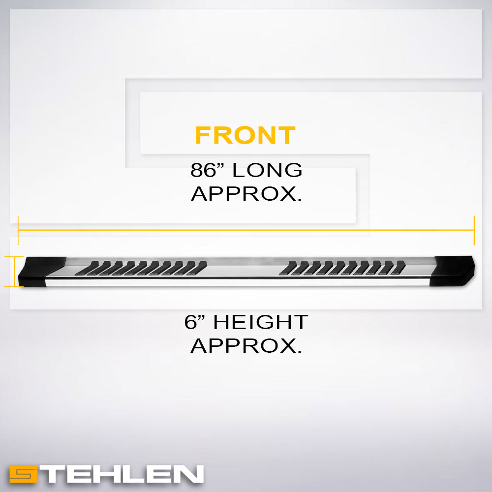 2005-2022 Toyota Tacoma Crew Cab OE Style Running Boards - Silver