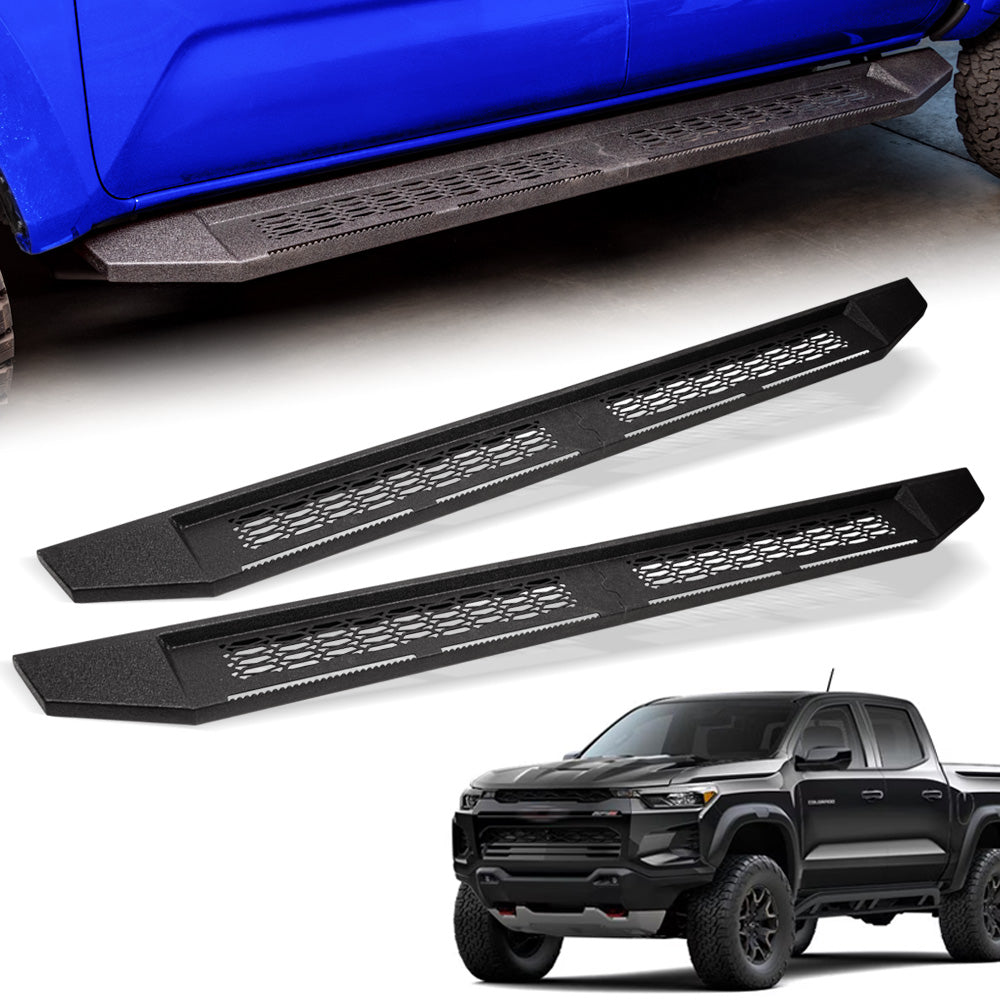 2015-2022 Chevrolet Colorado & GMC Canyon Crew Cab Running Boards - Modular Steel