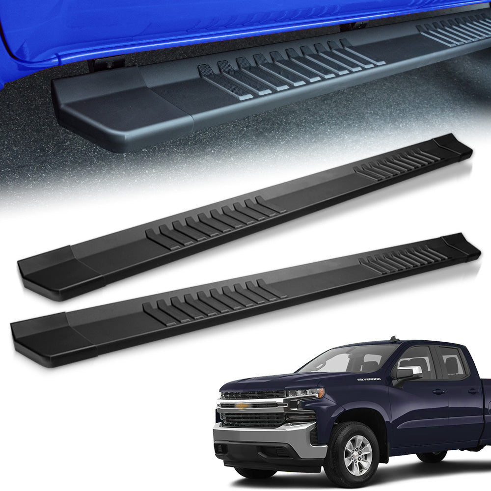 2019-2024 Silverado/Sierra Double Cab OE Running Boards - Matte Black