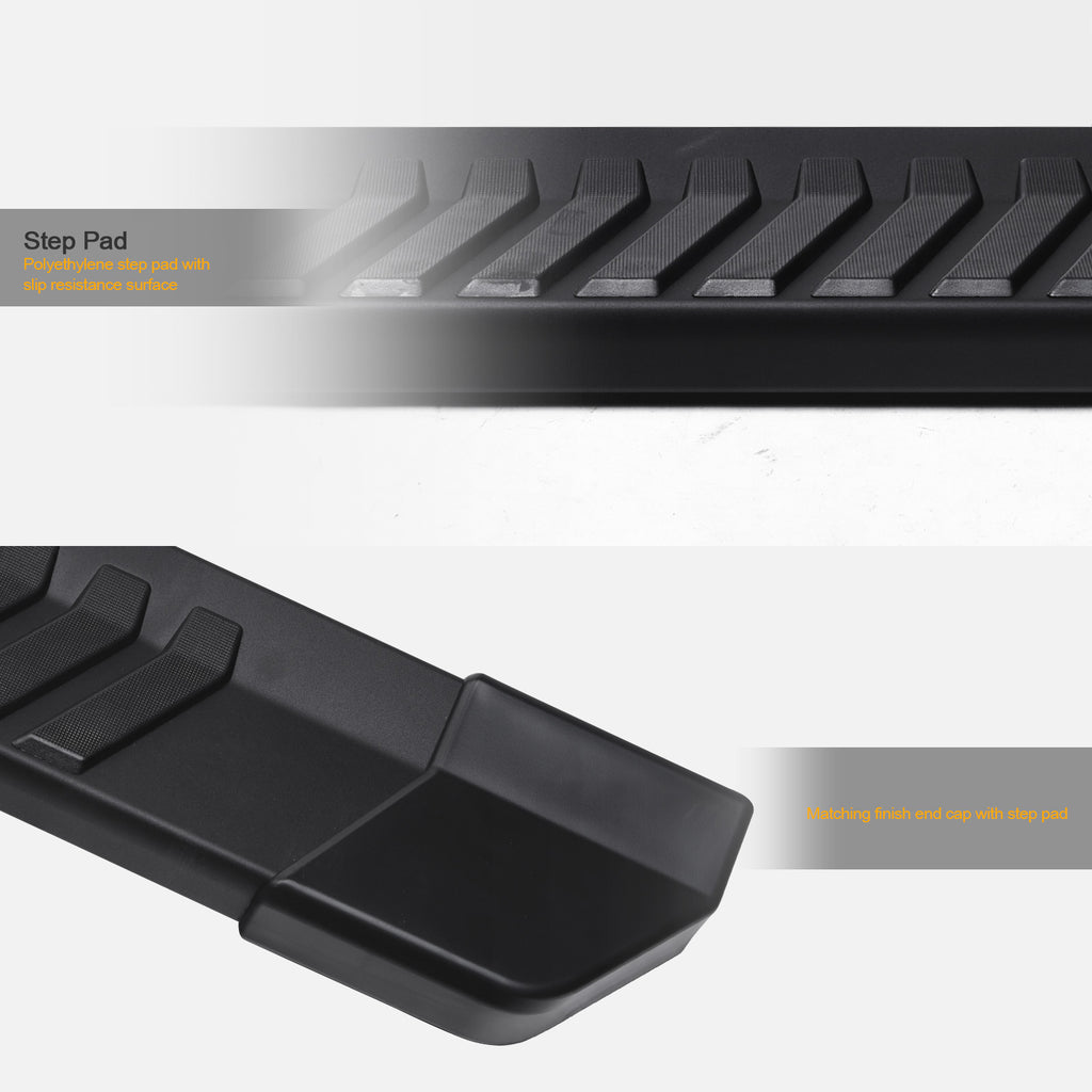 2015-2023 Ford F-150/Super Duty Crew Cab 86 inch OE Style Running Boards - Matte Black