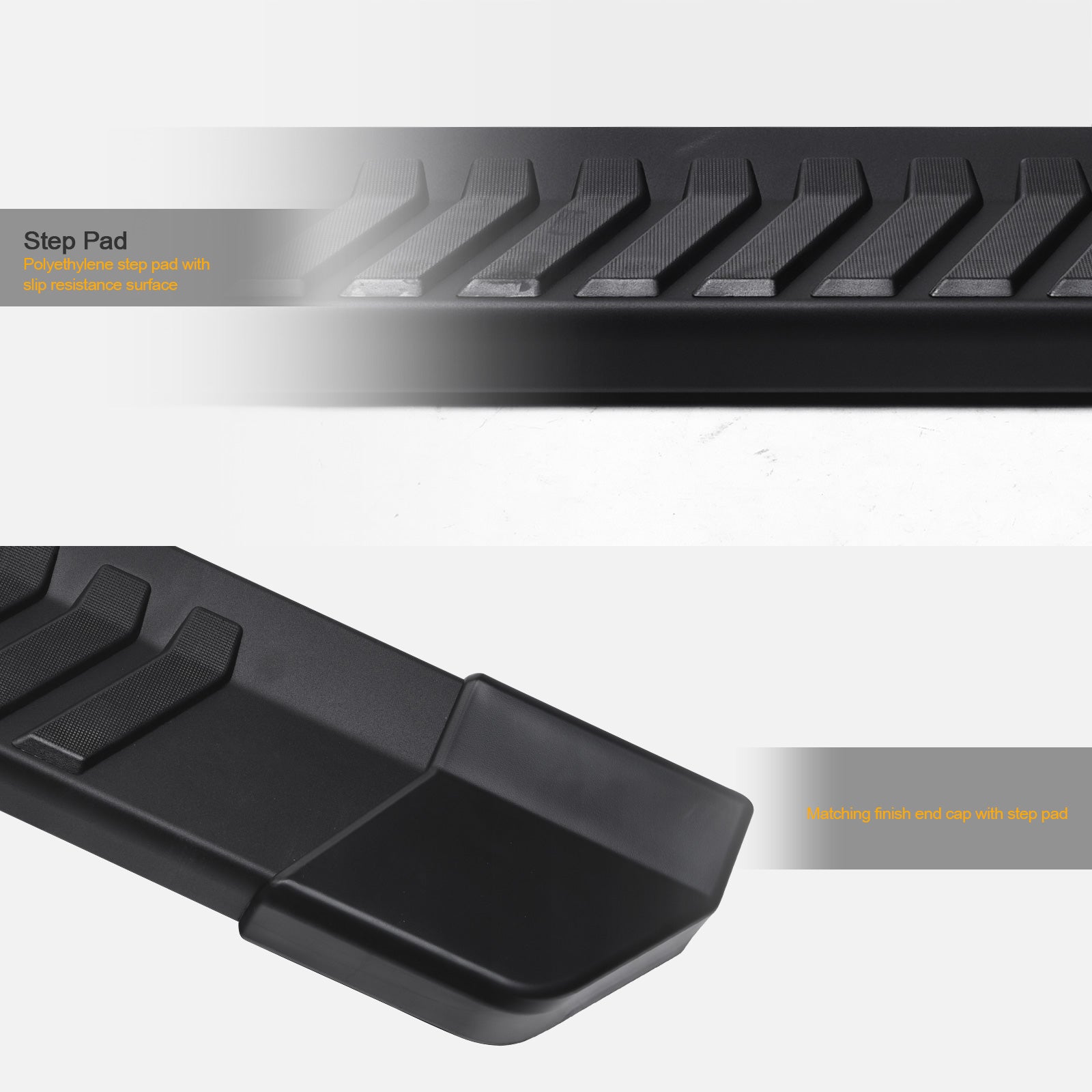 2015-2023 Ford F-150/Super Duty Crew Cab 86 inch OE Style Running Boards - Matte Black