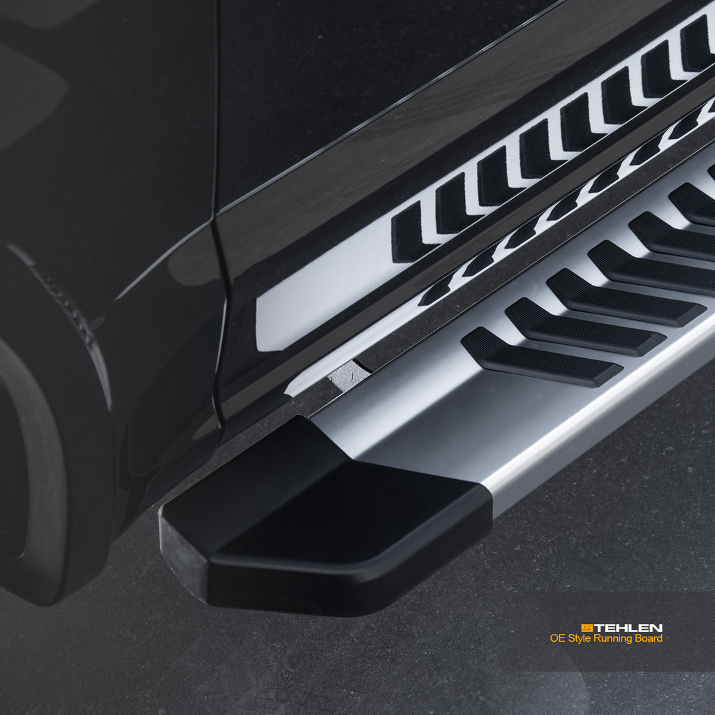 2015-2023 Ford F-150/Super Duty Crew Cab OE Running Boards - Silver