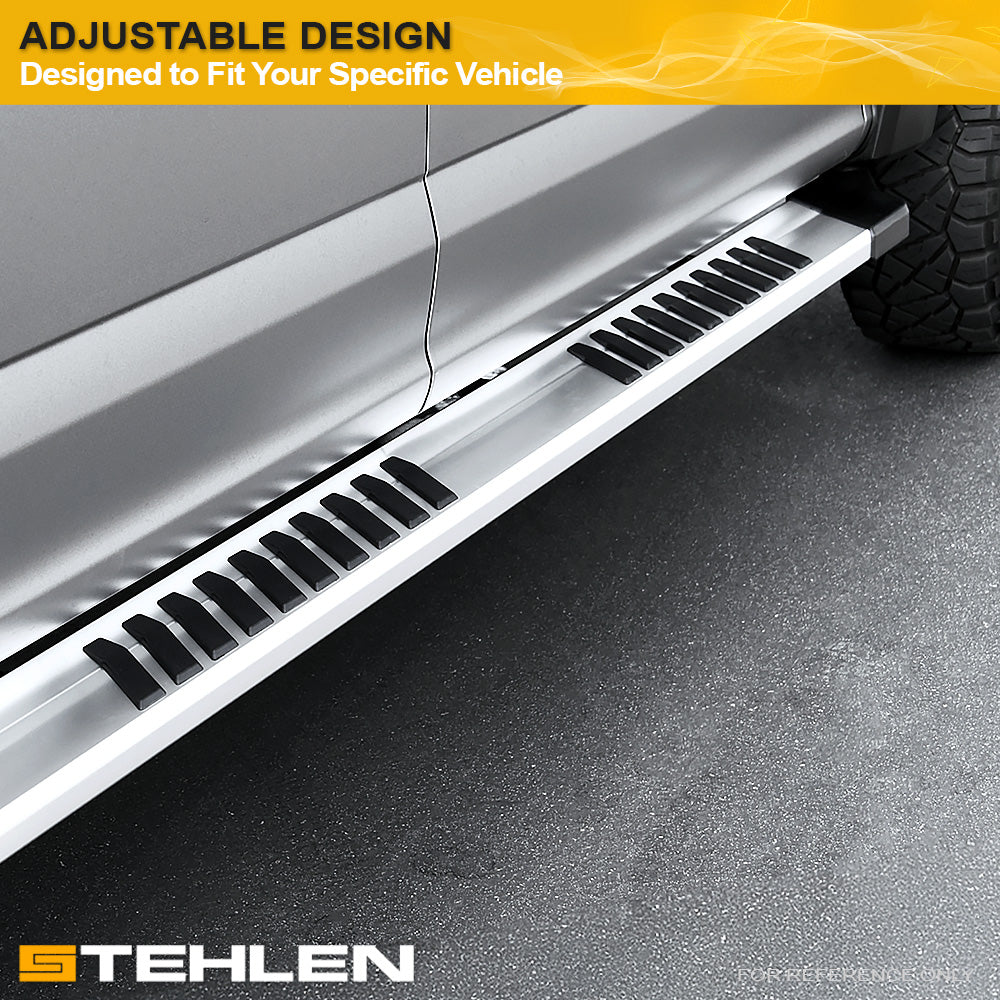 2005-2022 Toyota Tacoma Crew Cab OE Style Running Boards - Silver