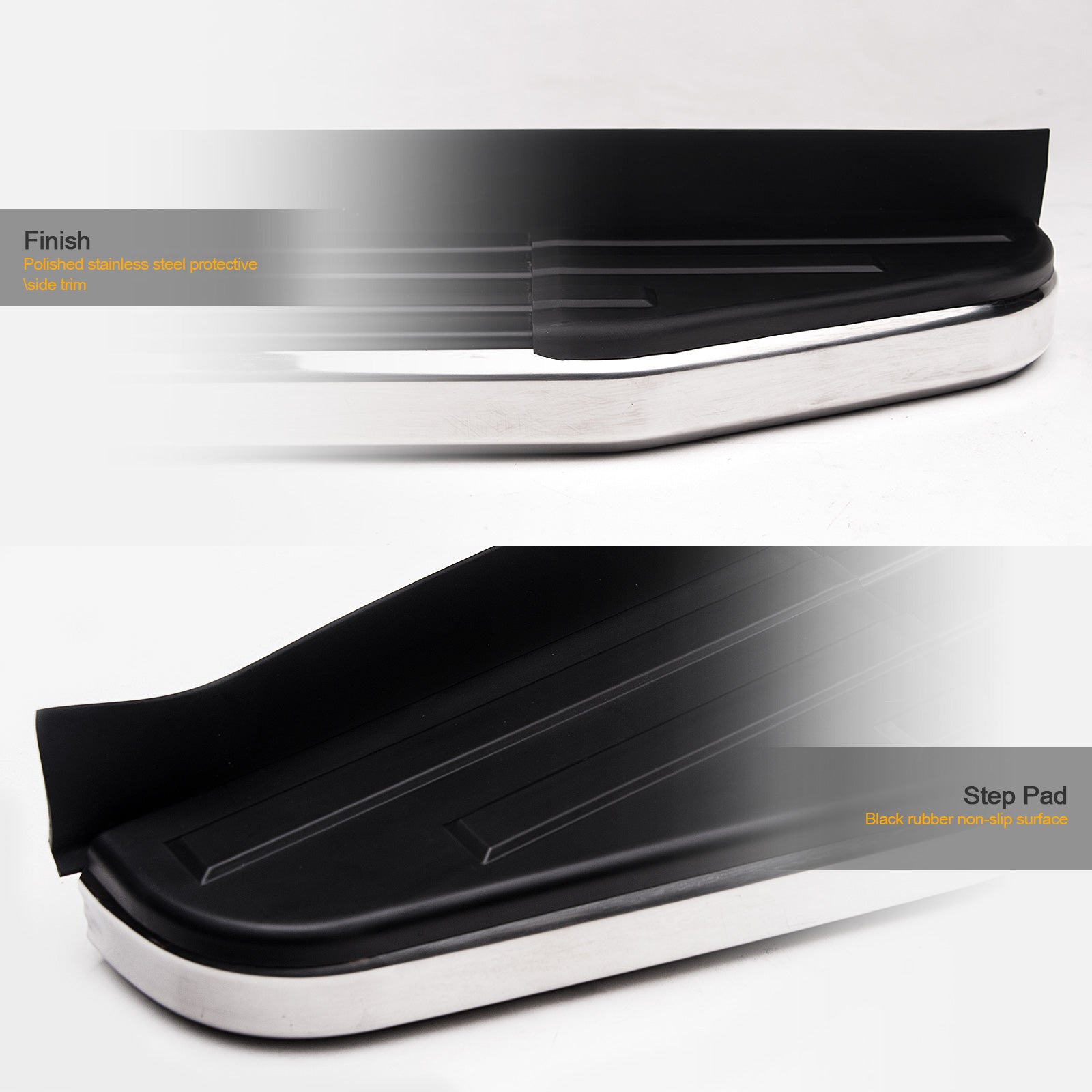 2005-2021 Nissan Frontier Crew Cab Running Boards - Viewpoint Chrome