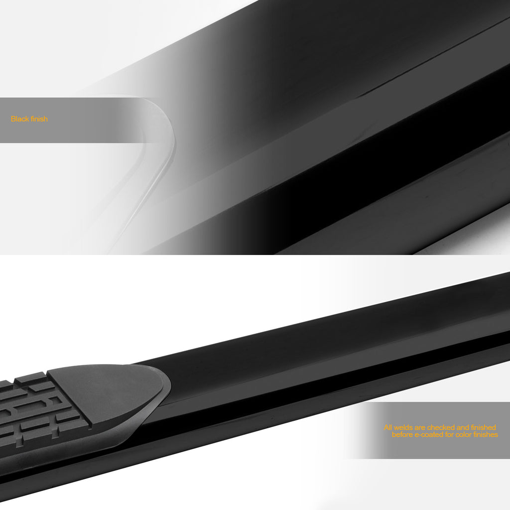 2007-2015 Ford Edge / Lincoln MKX 4" Side Step Bars - Black
