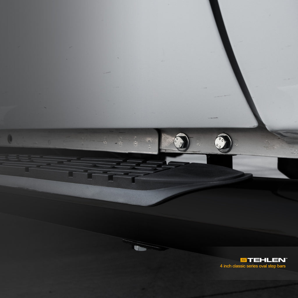 2009-2014 Ford F-150 Crew Cab 4" Side Step Bars - Black