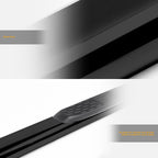 2004-2008 Ford F-150 Super Cab 5" Oval Side Step Bars - Black