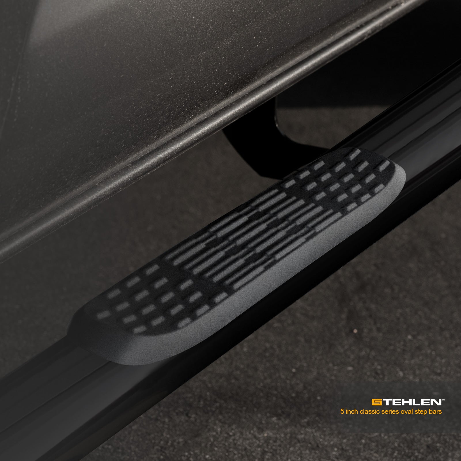 2017-2022 Ford Super Duty Crew Cab 5" Side Step Bars - Black