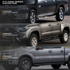 2004-2008 Ford F-150 Super Cab 5" Oval Side Step Bars - Black