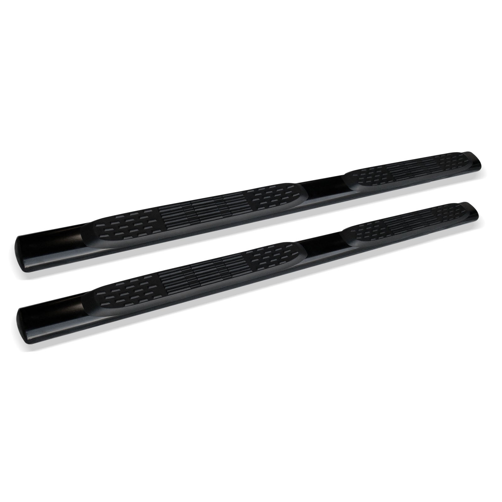 2004-2008 Ford F-150 Super Cab 5" Oval Side Step Bars - Black