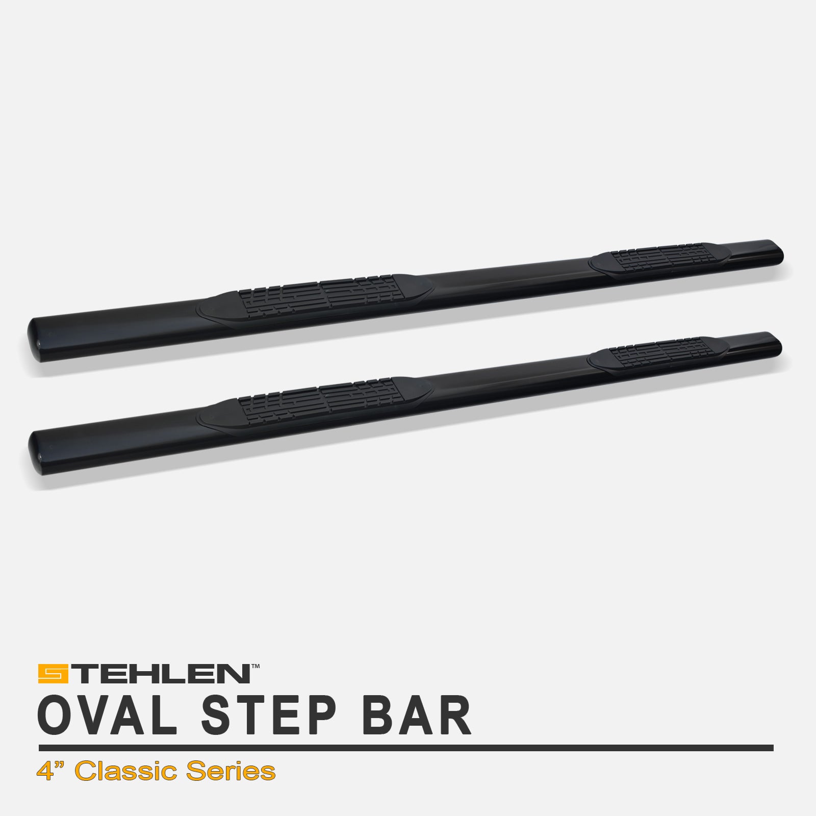 2009-2014 Ford F-150 Crew Cab 4" Side Step Bars - Black