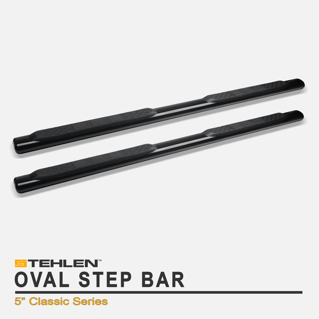2017-2022 Ford Super Duty Crew Cab 5" Side Step Bars - Black
