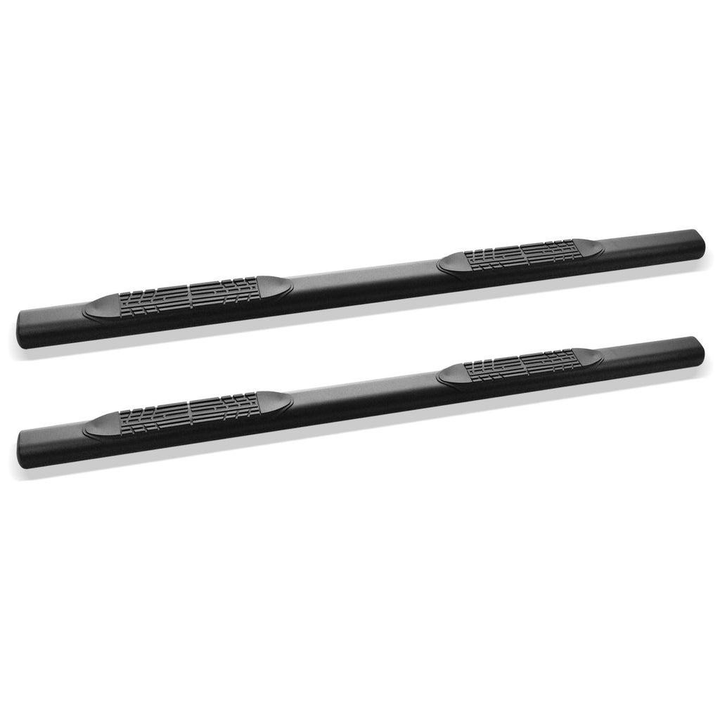 2004-2024 Nissan Titan Crew Cab 4" Oval Side Step Bars - Matte Black
