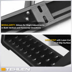 2009-2023 Dodge Ram 1500 Quad Cab Modular Step Bars w/ LED - Matte Black