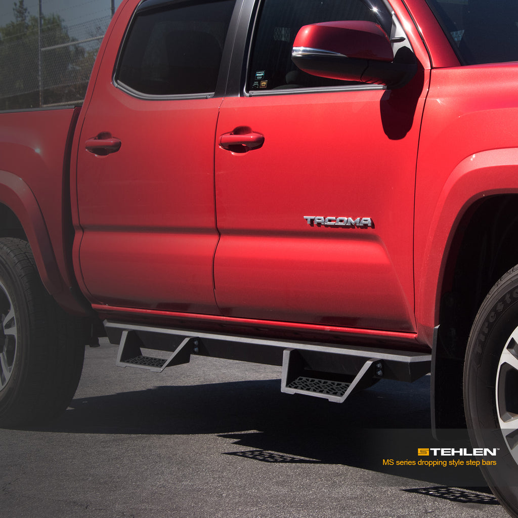 2010-2018 Dodge Ram 2500/3500 Mega Cab Modular Side Step Bars - Matte Black