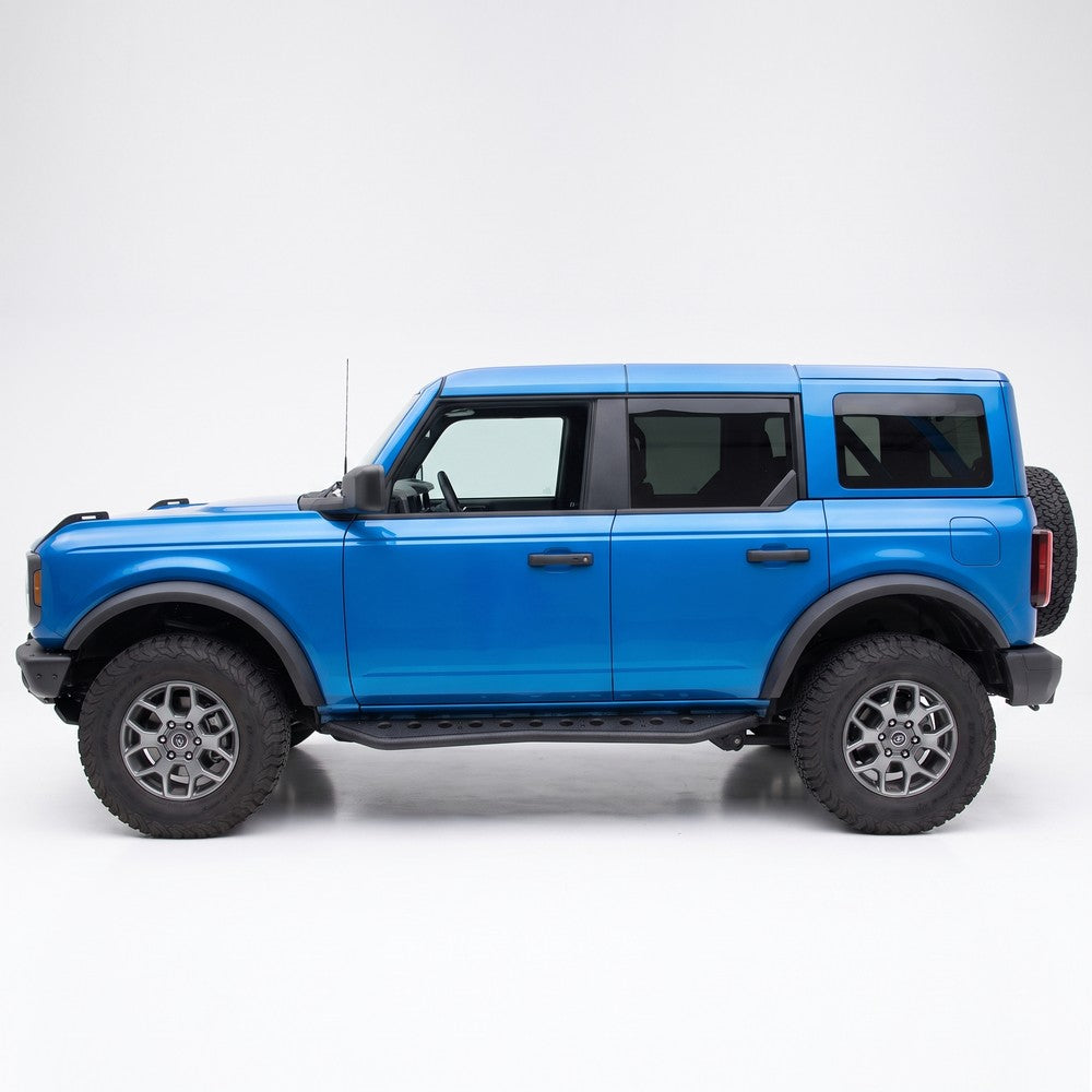 Rock Slider Side Step Bars — Texture Black — product view