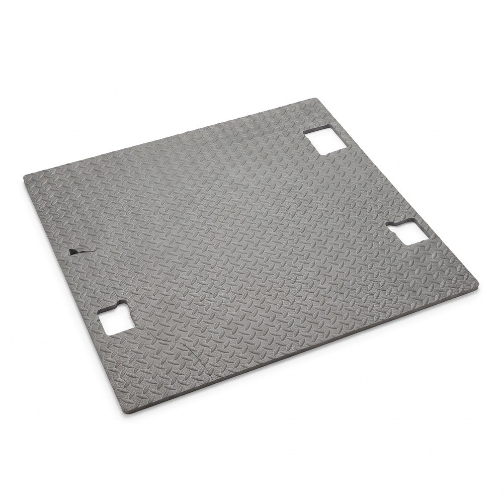 Chevrolet C/K 1500-3500 Fleetside 6.5 Ft Bed EVA Foam Truck Bed Mat — Interlocking, Black — cutout