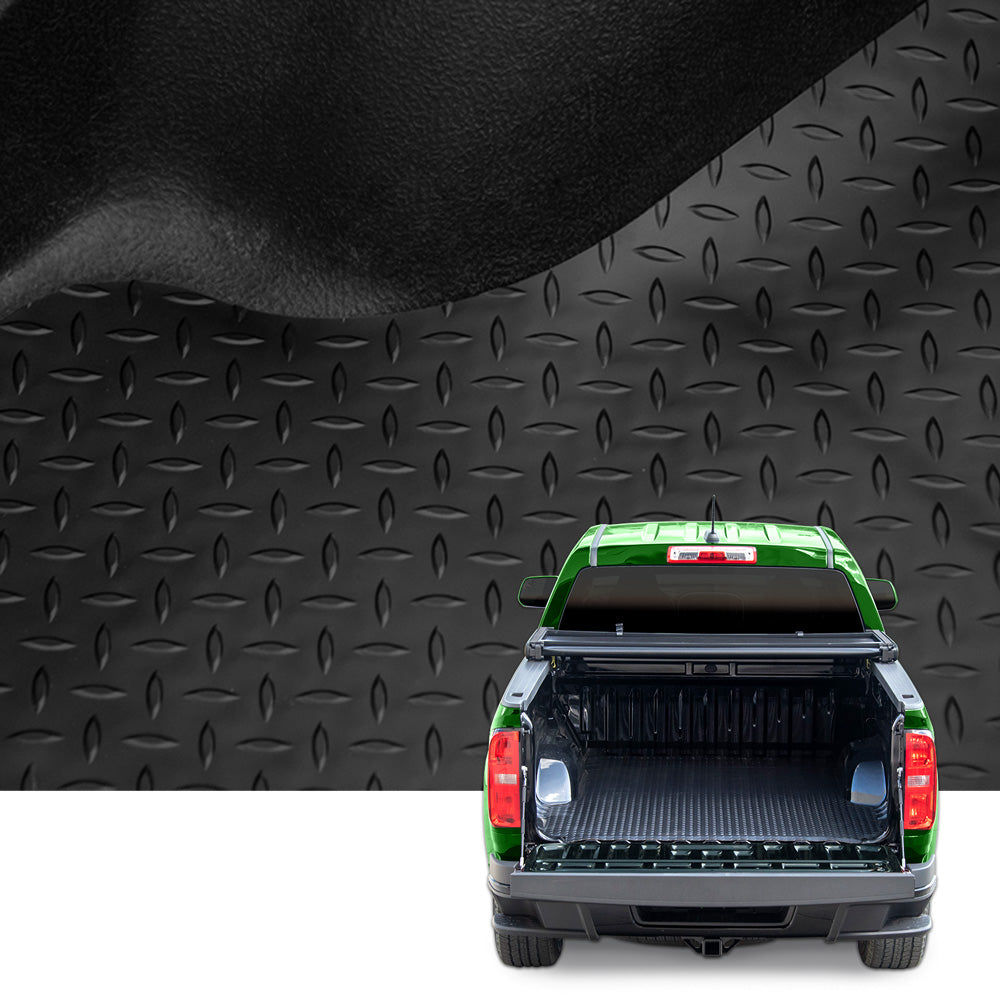 2019-2024 Dodge Ram 2500/3500 6.4 ft Bed Mat Diamond Plate - Rubber