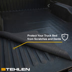 2000-2011 Dodge Dakota 5.5 ft Bed Rubber Truck Bed Mat - Grey