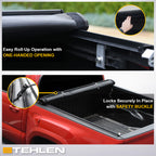 2000-2004 Dodge Dakota 5.5 ft Bed Roll Up Tonneau Cover w/ LED Lights