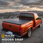 Ft Bed Hidden Snap Soft Roll-Up Tonneau Cover