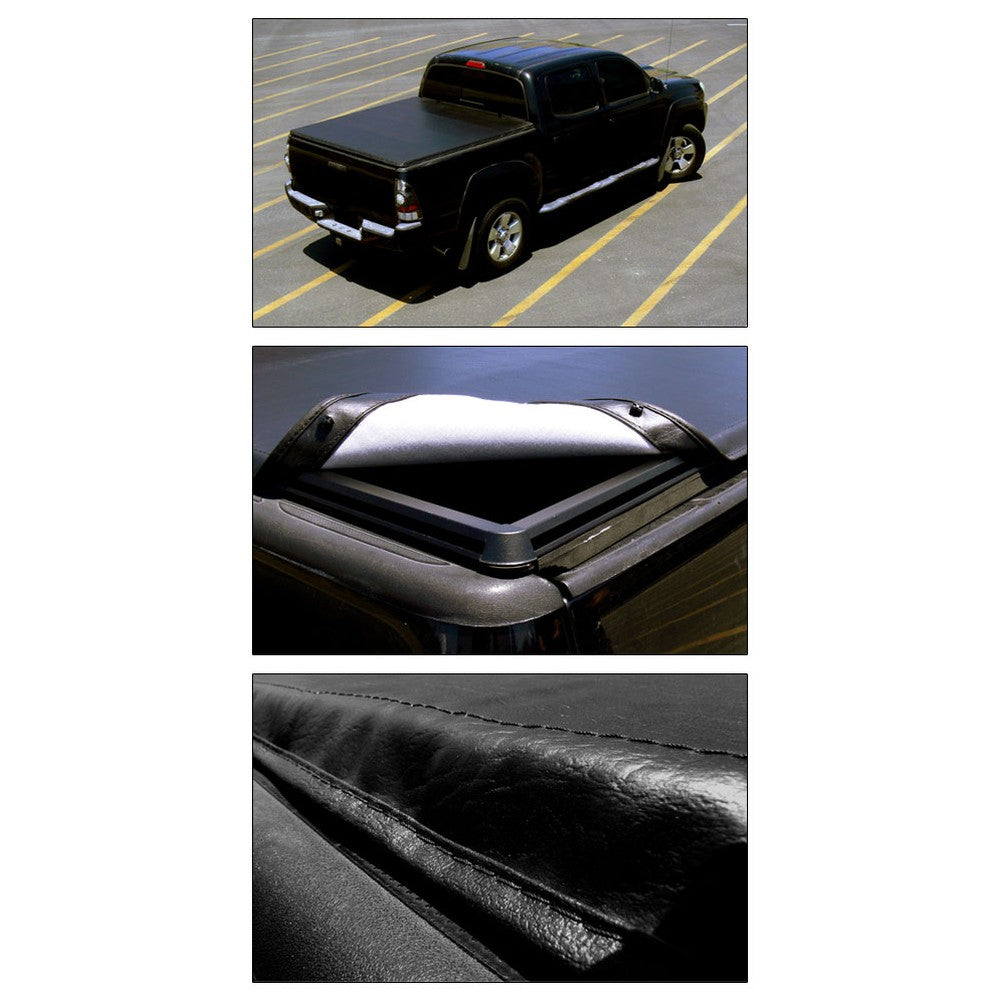 Ft Bed Hidden Snap Soft Roll-Up Tonneau Cover — feature