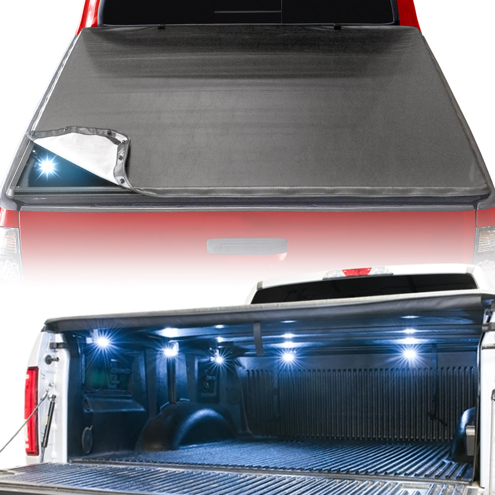 2015-2022 Chevy Colorado/GMC Canyon 6 ft Bed Tonneau Cover & LED Kit
