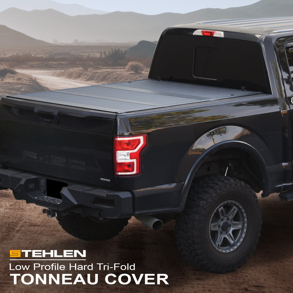 2016-2023 Toyota Tacoma 5 ft Bed Hard Tri-Fold Tonneau Cover