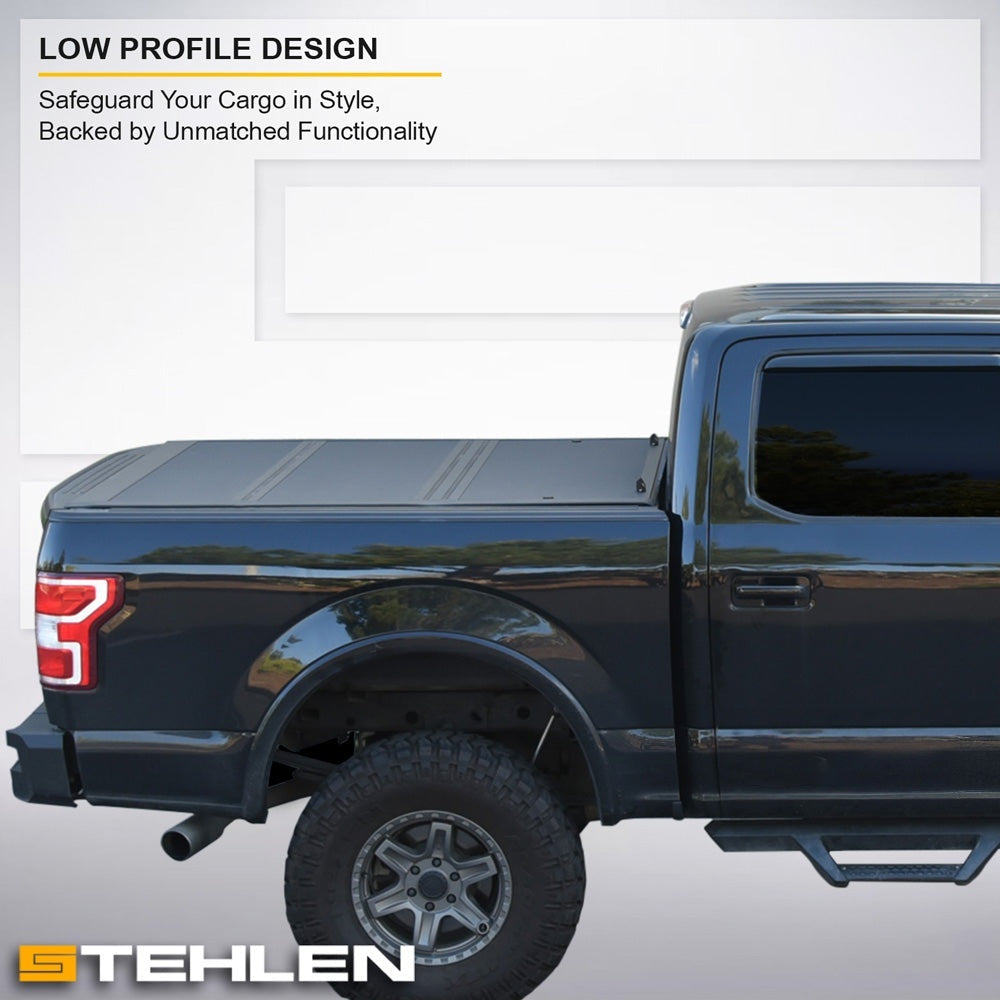 2015-2026 Ford F-150 5.5 ft Bed Tonneau Cover - Hard Tri-Fold