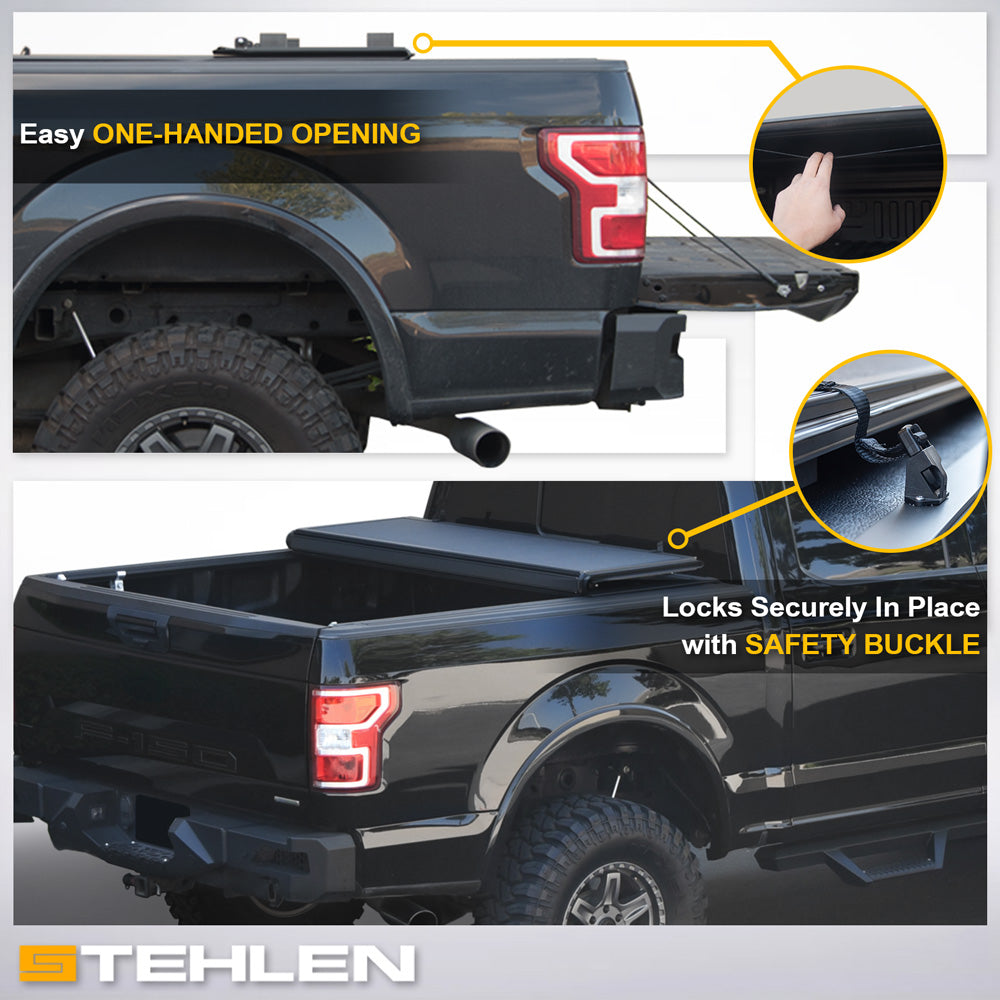 2000-2006 Toyota Tundra 6.2 ft Bed Tonneau Cover with LED Lights