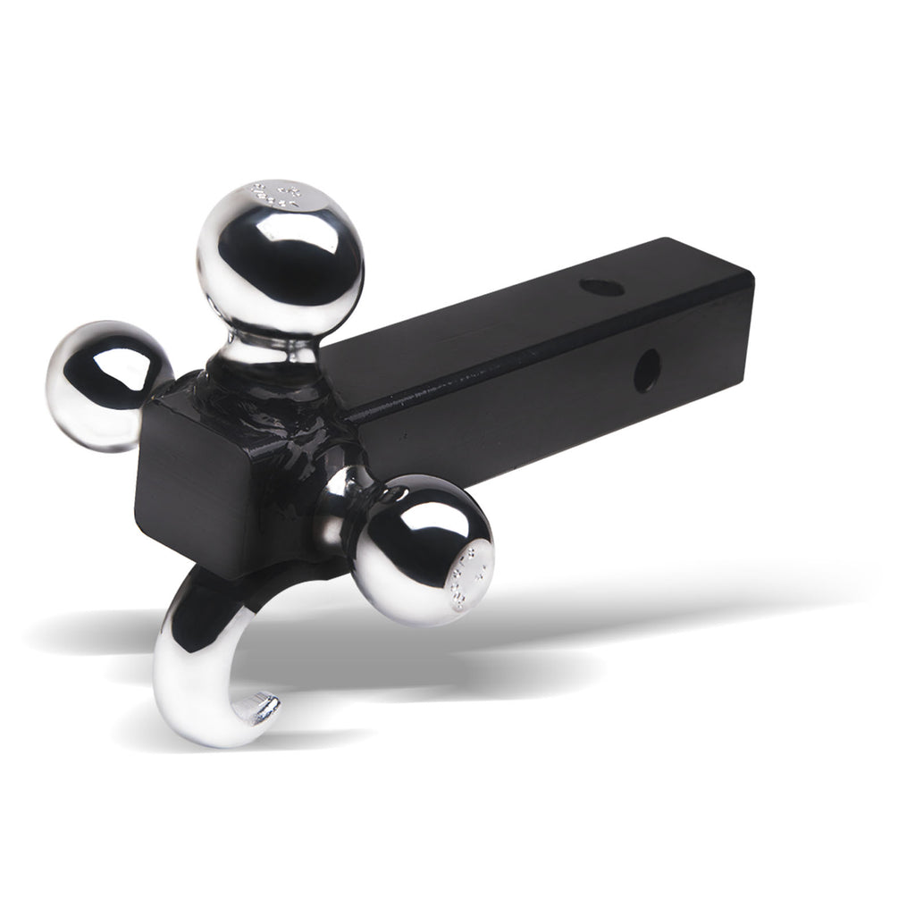 3-Ball Trailer Hitch Mount 2" Receiver 1-7/8" 2" 2-5/16"