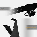 04-07 Chrysler Town & Country Class 3 Trailer Hitch + Ball Mount - CURT