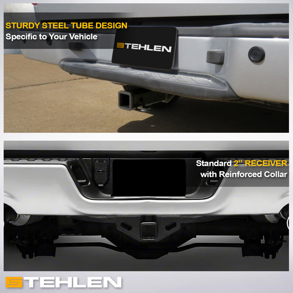 2007-2024 Jeep Wrangler JK & JL 2" Trailer Hitch Receiver Class 3