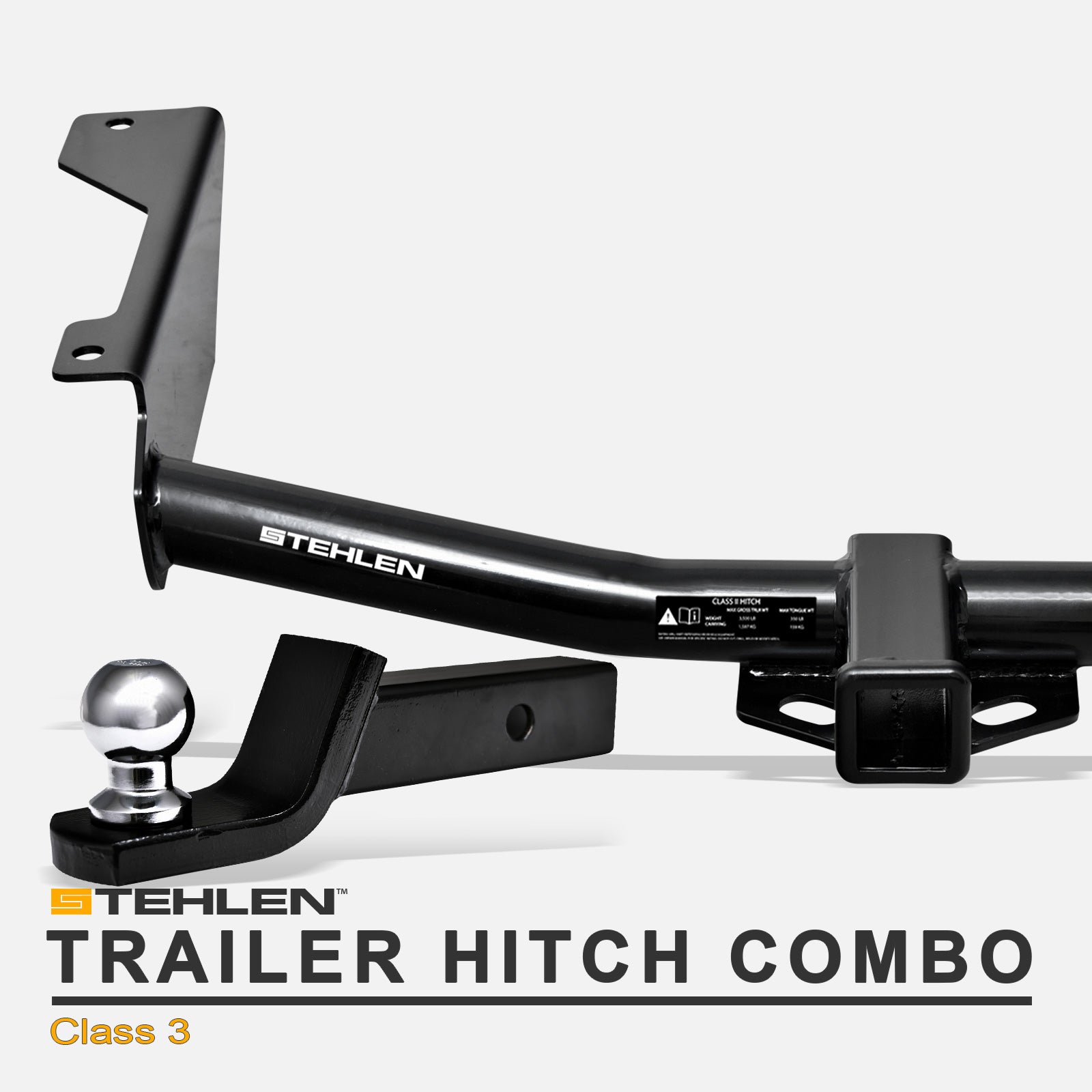 1998-2003 Dodge Durango Class 3 Trailer Hitch w/ Ball Mount - CURT