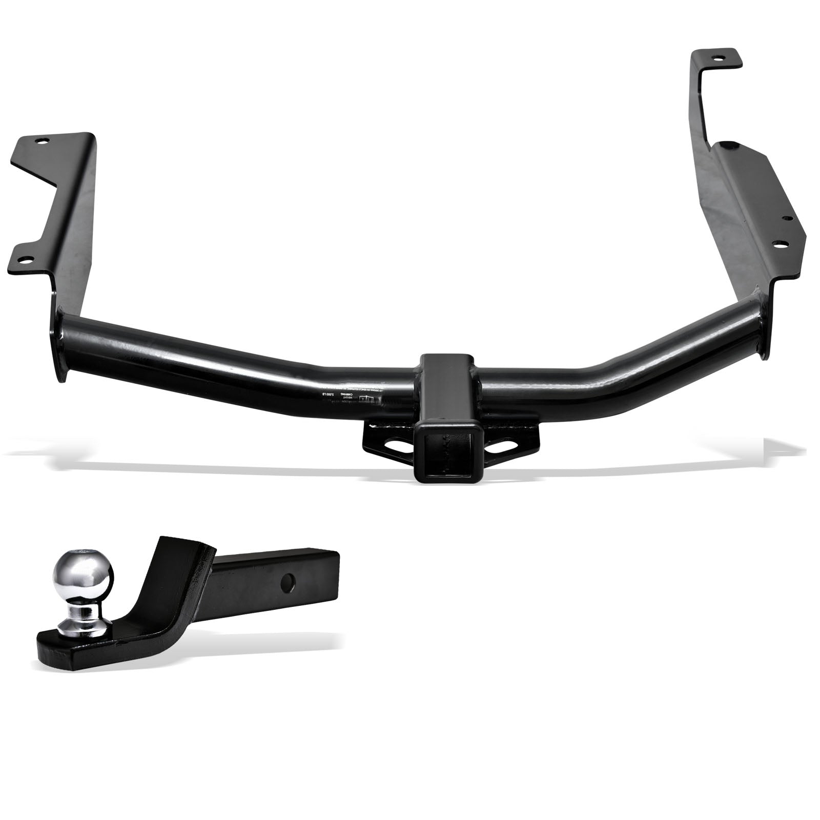 1998-2003 Dodge Durango Class 3 Trailer Hitch w/ Ball Mount - CURT