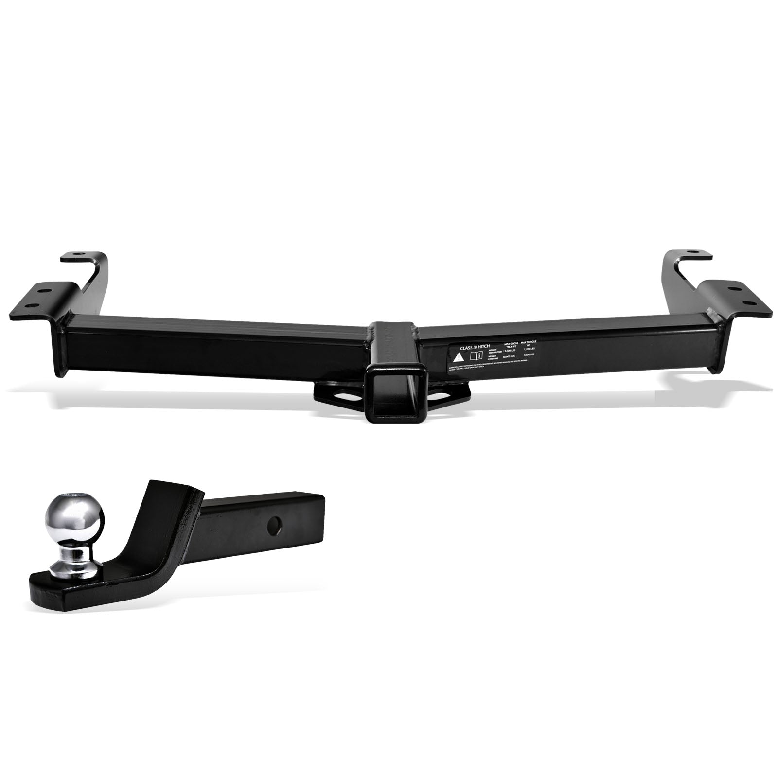 2000-2014 Ford E-Series Class 4 Trailer Hitch w/ Ball Mount - CURT
