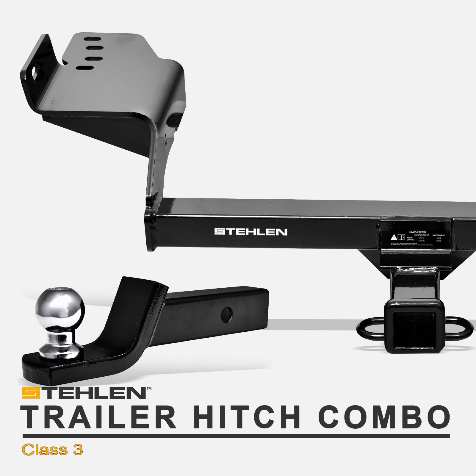 2013-2019 Ford Escape Class 3 Trailer Hitch w/ Ball Mount - CURT