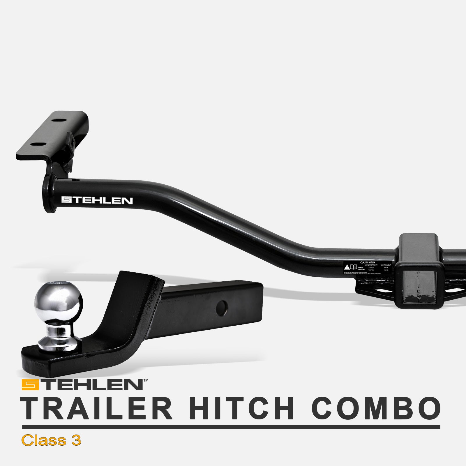 2011-2017 Ford Explorer Class 3 Trailer Hitch w/ Ball Mount - CURT