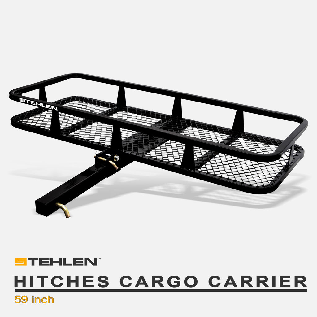 2" Hitch Cargo Carrier 500 lb 20x58 Fold-Up Basket - Black
