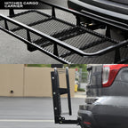 2" Hitch Cargo Carrier 500 lb 20x58 Fold-Up Basket - Black