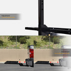 2" Hitch Cargo Carrier 300 LBS 23x59 Fold-Up Tray - Black