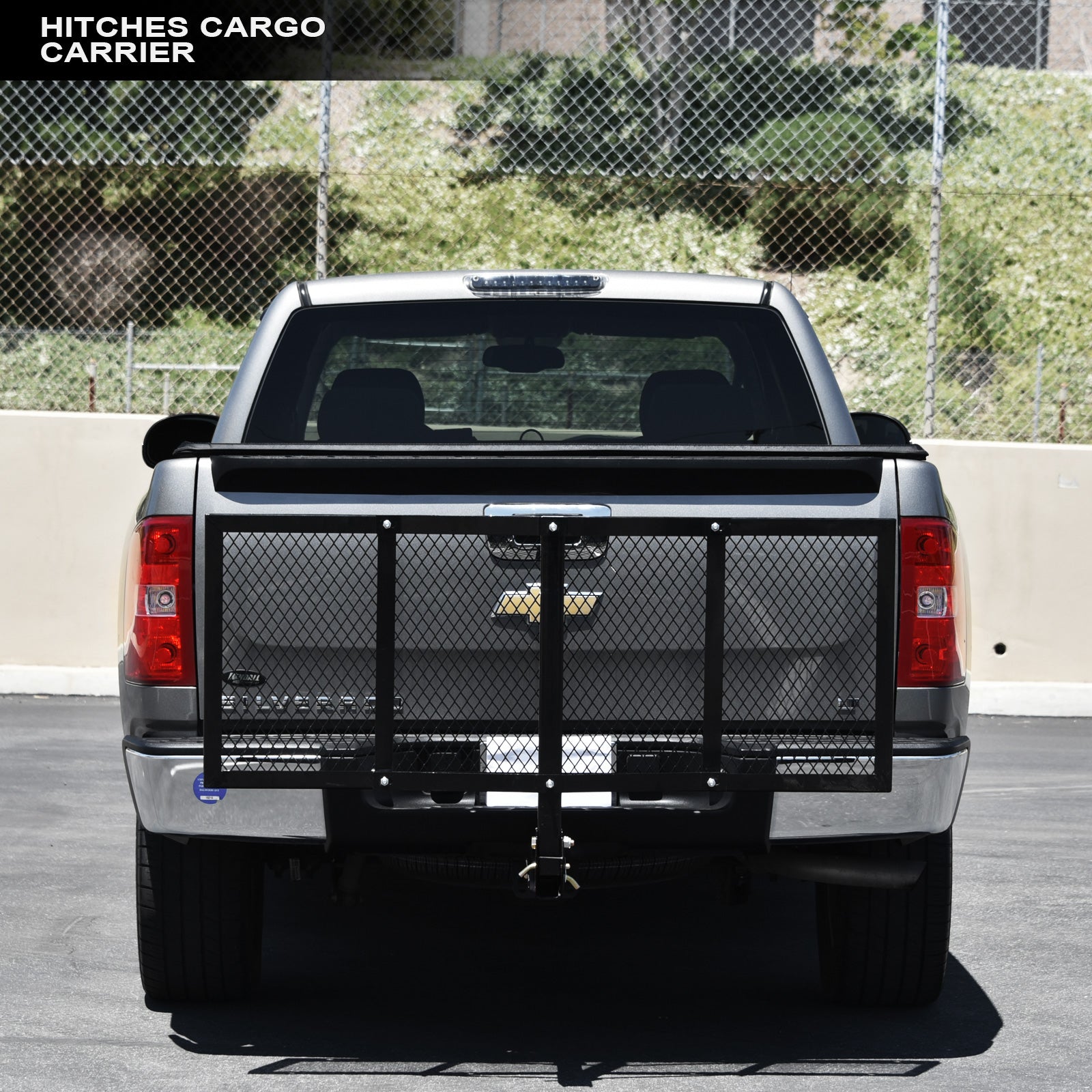 2" Hitch Cargo Carrier 300 LBS 23x59 Fold-Up Tray - Black