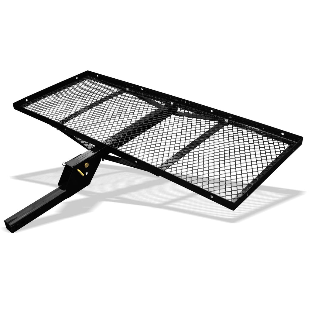 2" Hitch Cargo Carrier 300 LBS 23x59 Fold-Up Tray - Black