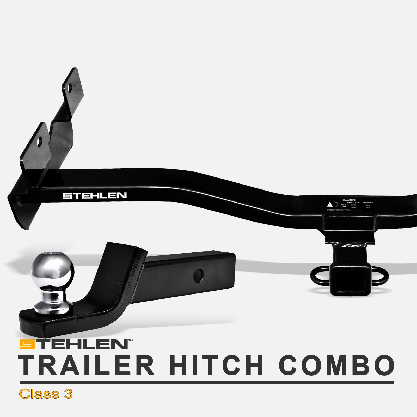 2006-2010 Hummer H3 Class 3 Trailer Hitch w/ Ball Mount - CURT